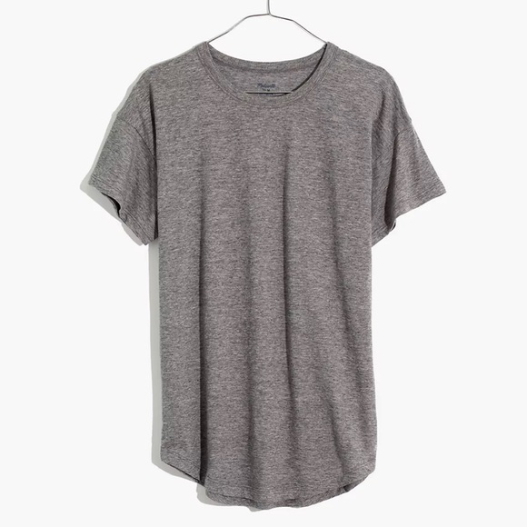 Madewell Tops - Madewell Whisper Cotton Tee in Heathered Gray - XS